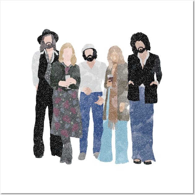 Fleetwood Mac watercolour Wall Art by FisherCraft